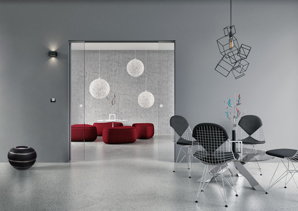 Schiebeelemente, Schiebetürelemente Holz und Glas