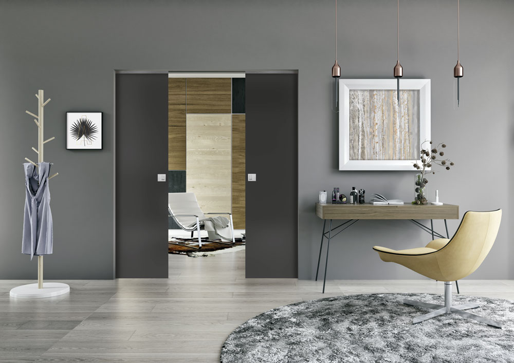 Schiebetürbeschlag als Set