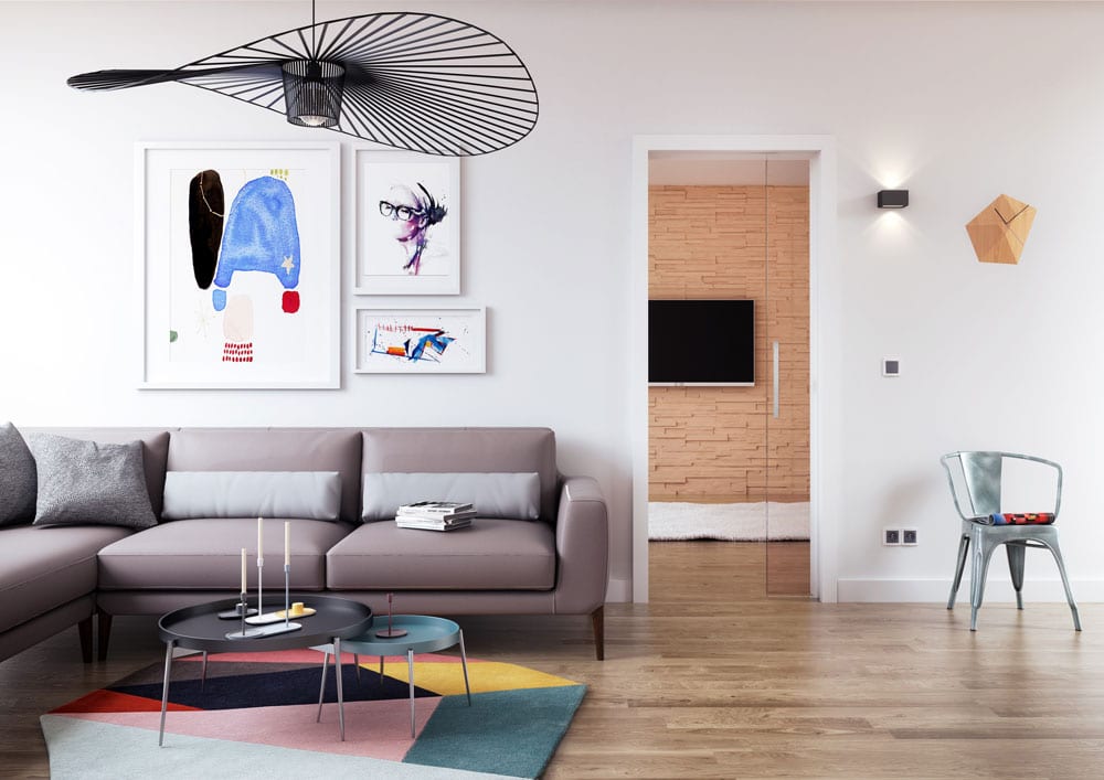 Schiebetuer mit Zarge