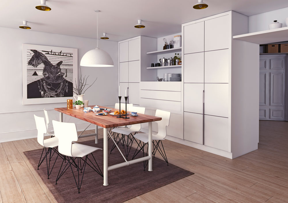 Teppich-unter-Esstisch