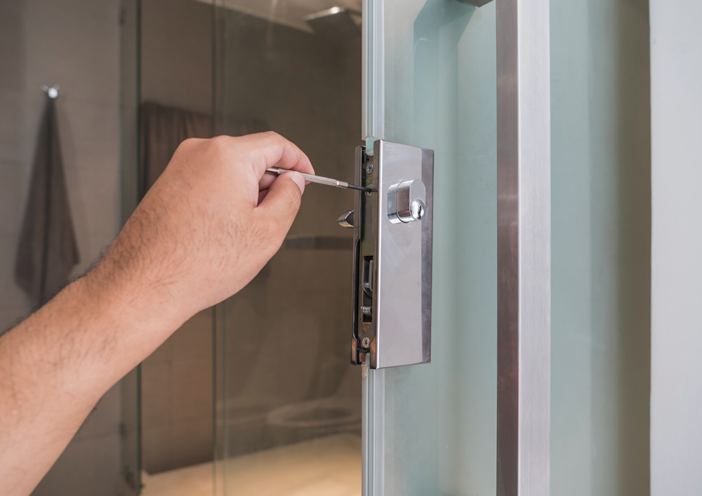 Schiebetür abschließbar