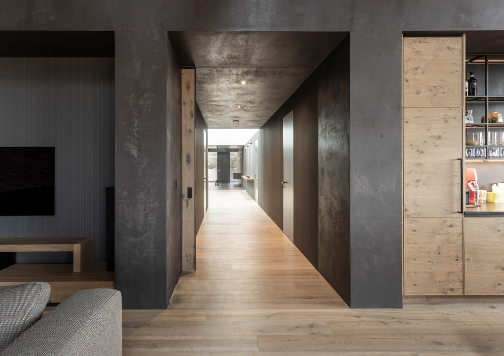 Raumhohe Schiebetür